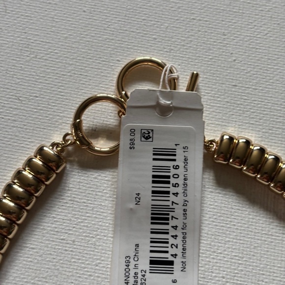 Lauren Ralph Lauren Gold Tone Collar Statement Necklace - Picture 5 of 5